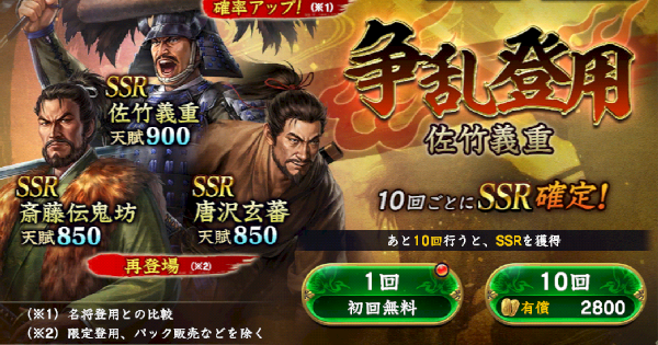 争乱登用・佐竹義重(900)