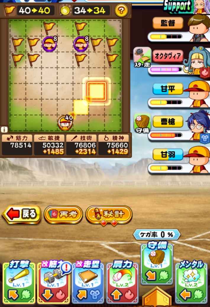 赤壁高校のギミック経験点仕様検証まとめ