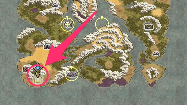 ドラクエ1のメダル王の城のマップ