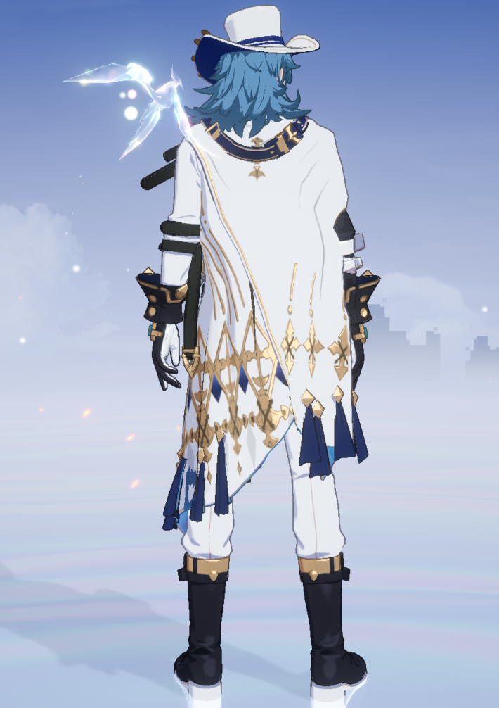 大空の祝福の背面画像