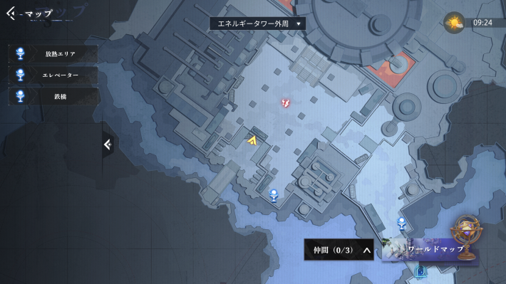 クラム軍事工場の宝箱9_マップ