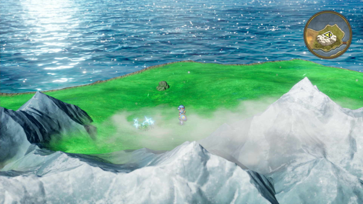 ドラクエ2リメイクの勇者の泉の洞窟 西山脈の間キラキラ