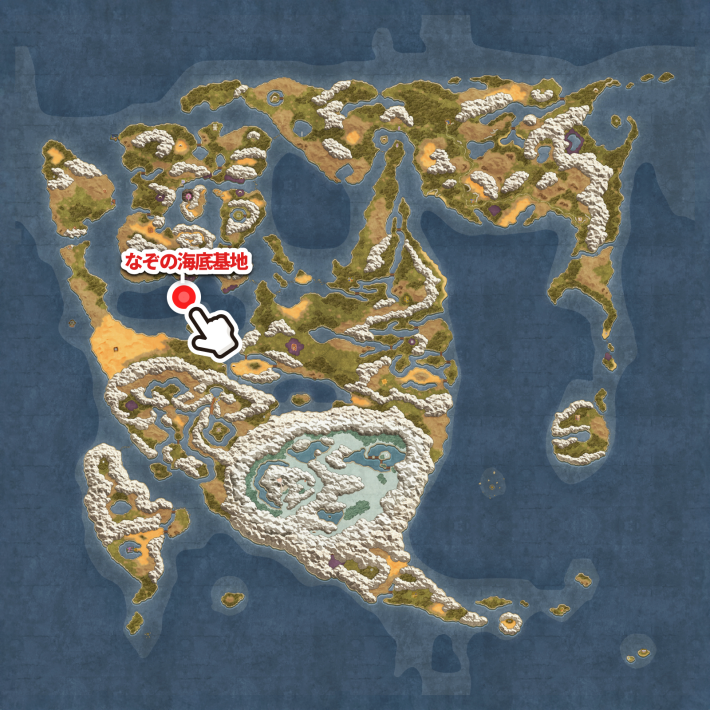 ドラクエ2リメイク_なぞの海底基地地下1階_ちいさなメダル_マップ