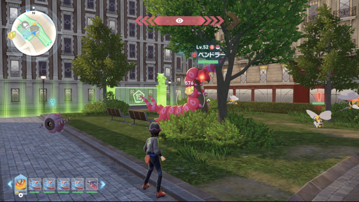 ポケモンzaのオヤブンペンドラーの現地画像