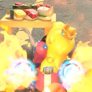 ダッシュフードを食べてコスチューム入手