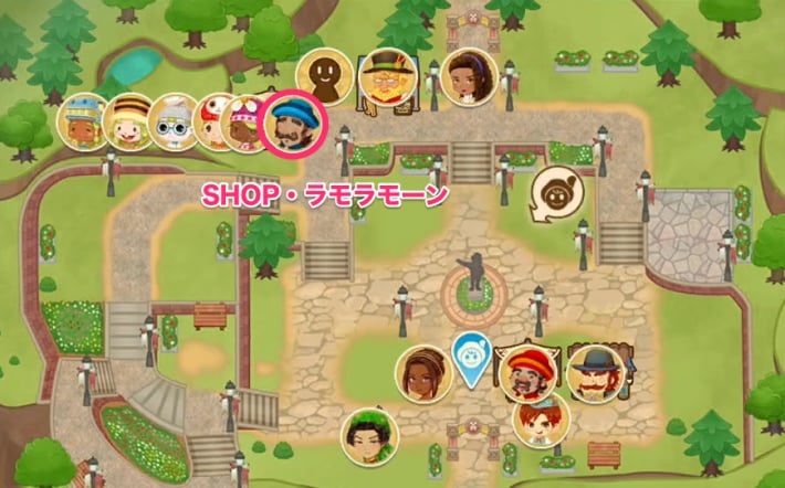 牧場物語 風のグランドバザールのラモラモーンの場所