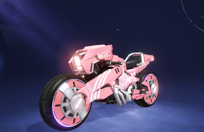 ピンクのウサギ