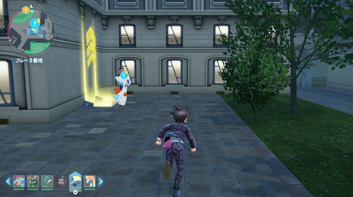 ポケモンZAのホロベーター前のユキメノコ