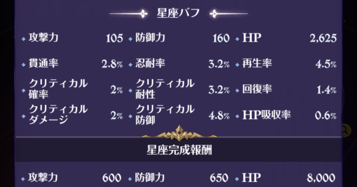 七つの星座のやり方とGPの入手方法を解説の画像