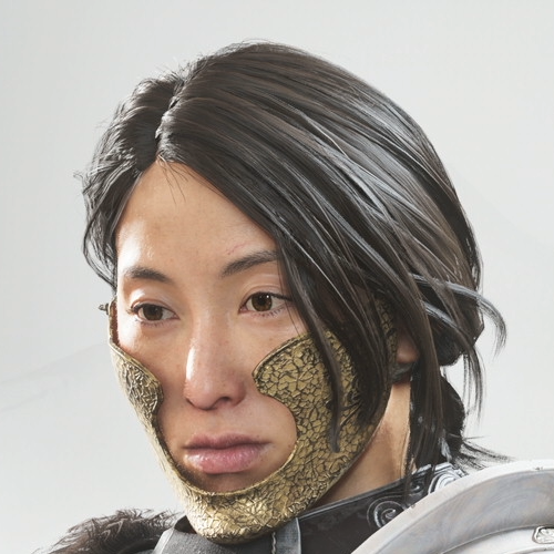 ゴーストオブヨウテイの御苑の面頬