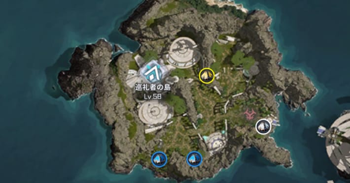 トレジャーカプセルの場所一覧の画像