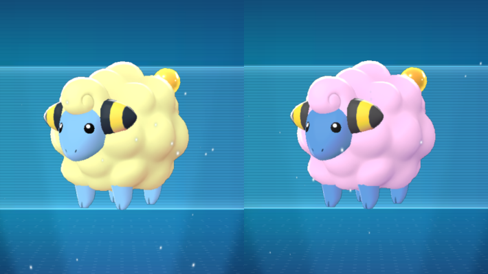 ポケモンZA色違い比較