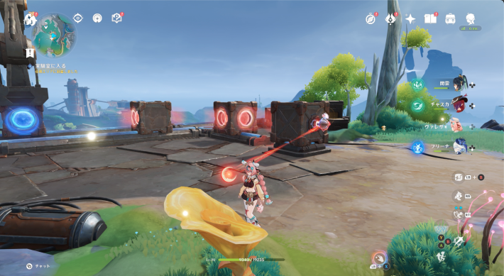 クレーンの操作