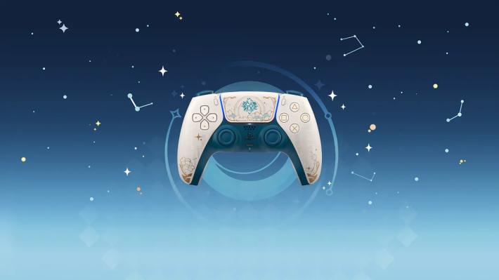 原神』限定DualSenseが1月21日発売！空・蛍・パイモンを描いた特別