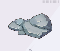 グレーの温泉岩