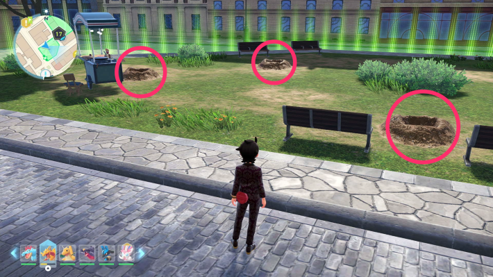 ポケモンZAのワイルドゾーン17の盛り土