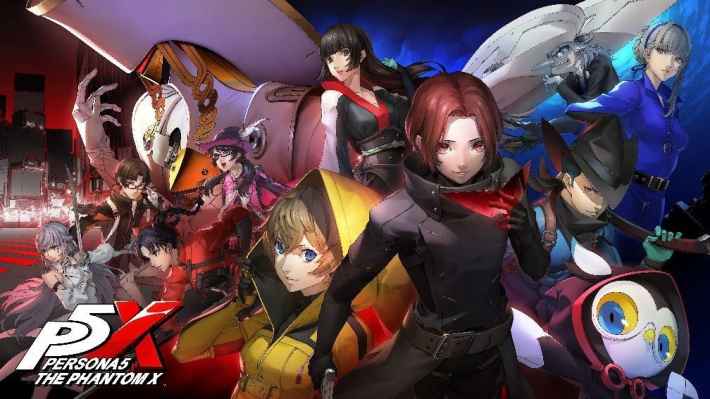 ペルソナ5: The Phantom X ゲームキャラクター集合イラスト