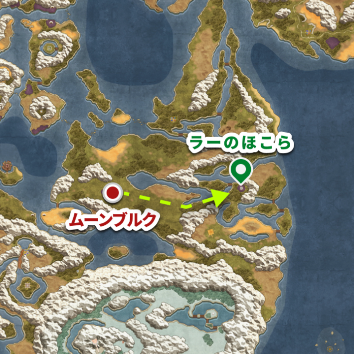 ドラクエ2リメイクのメラの巻物の入手場所マップ