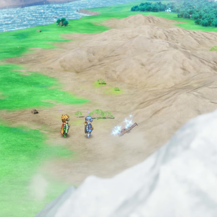 ドラクエ2リメイクのムーンペタ北のキラキラ