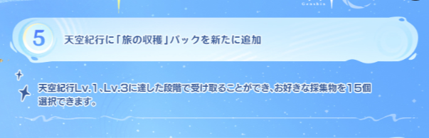 原神の紀行の追加報酬