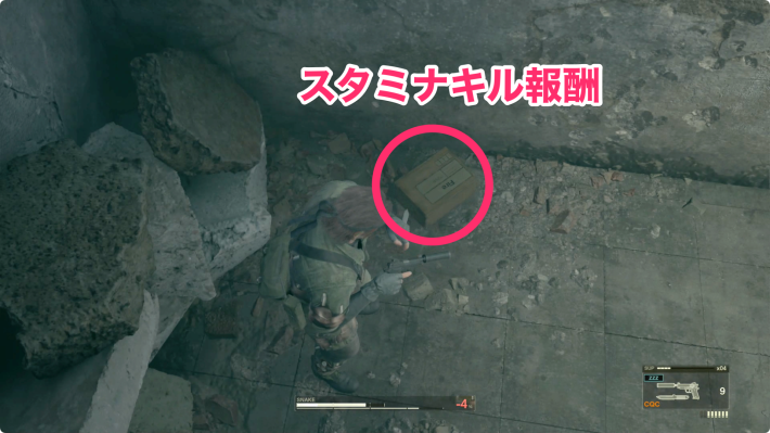 ザフューリー戦後にスタミナキル報酬が落ちている