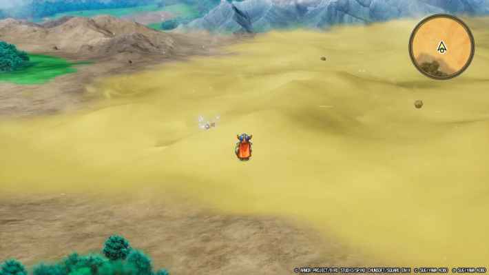 ドラクエ1リメイクのドムドーラ周辺の砂漠地帯