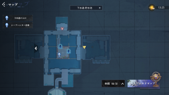 ラインシティーの宝箱7_マップ