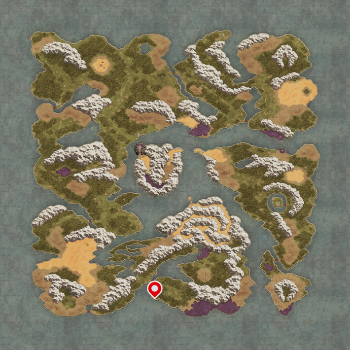 ドラクエ1リメイクのメルキド南西の海沿いの森