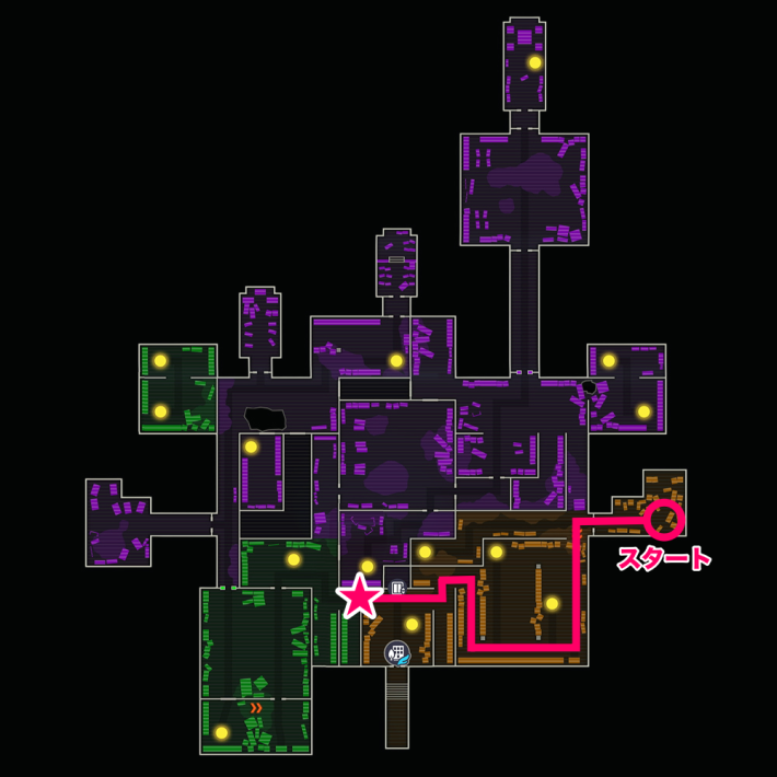 フラダリラボのマップ