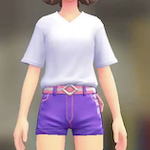 ポケモンZAのVネックTシャツ(ホワイト)
