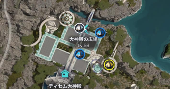 トレジャーカプセルの場所一覧の画像