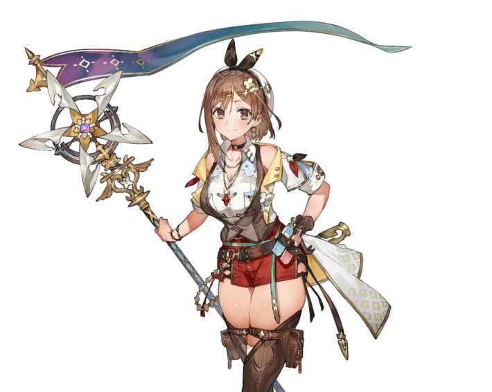 Reisalin Stout (Ryza) as a young alchemist