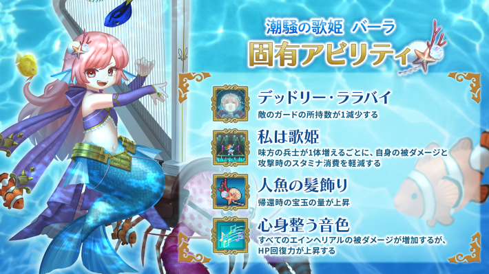 ログウィズのバーラのアビリティ