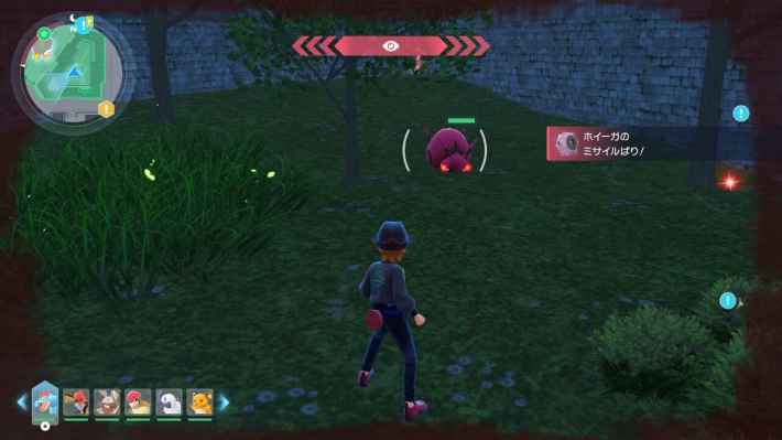 ポケモンzaのオヤブンフシデの現地画像