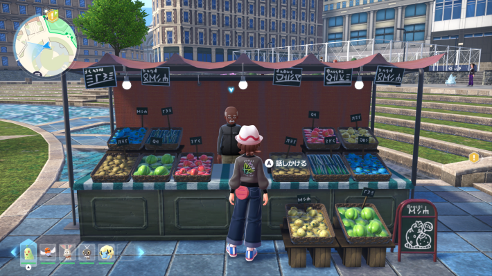 ポケモンZAのブルー広場のきのみや