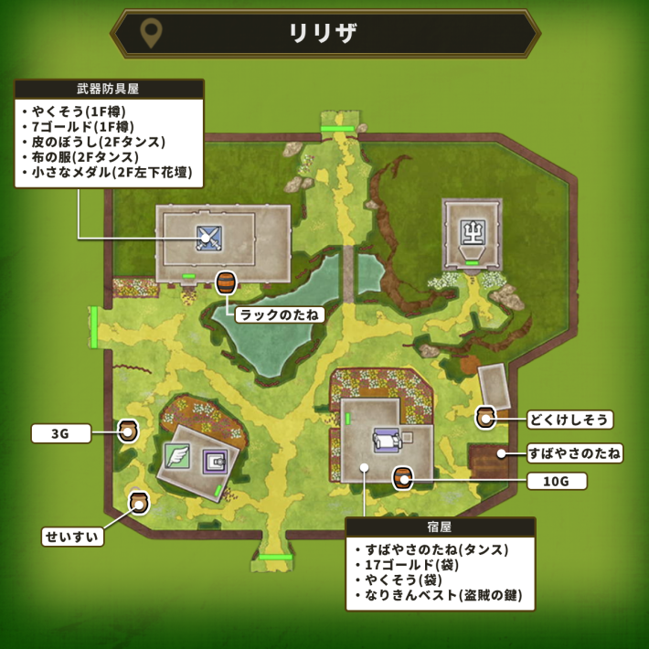 ドラクエ2リメイクのリリザ