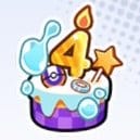 4周年シール
