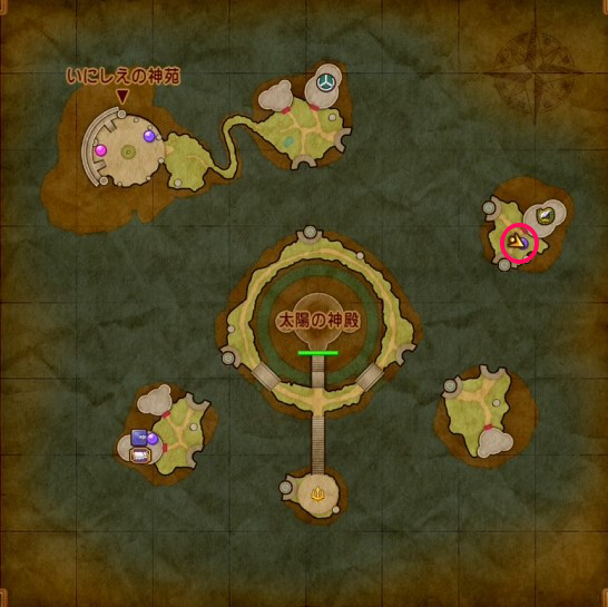 神の民の里の竪琴職人の場所