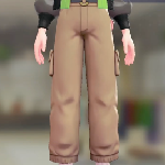 ポケモンZAのカーゴパンツ(ベージュ)