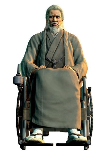 五代目近江連合会長 郷田仁の全身イラスト