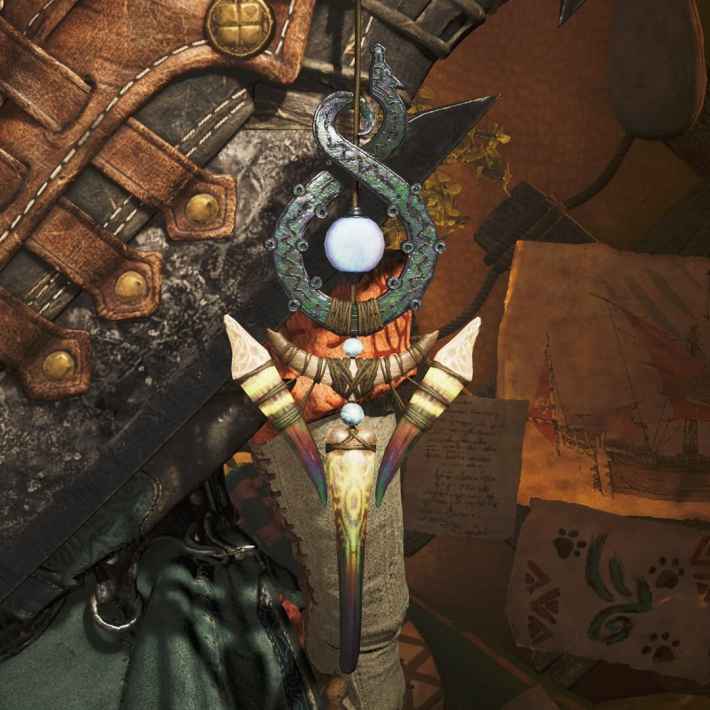 歴戦王ヌエグドラフリーチャレンジクエスト参加賞チャーム