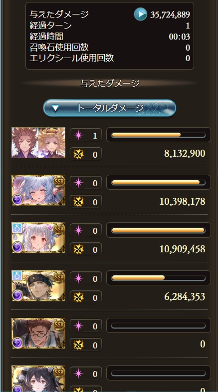 グラブルの神石向けツープラのみ