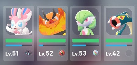 王冠を使いたいLv50以上のポケモンを用意