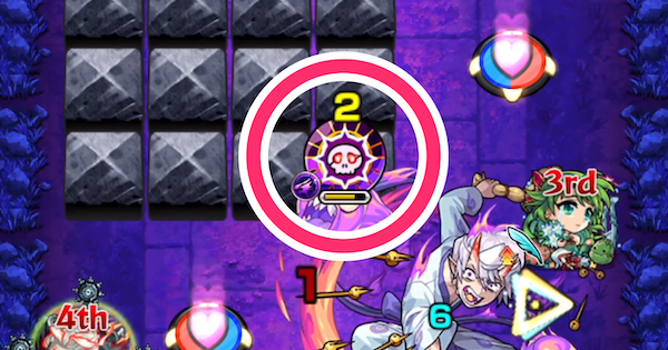 珠を倒して敵を防御ダウンさせる