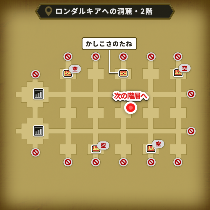 ロンダルキアへの洞窟2階