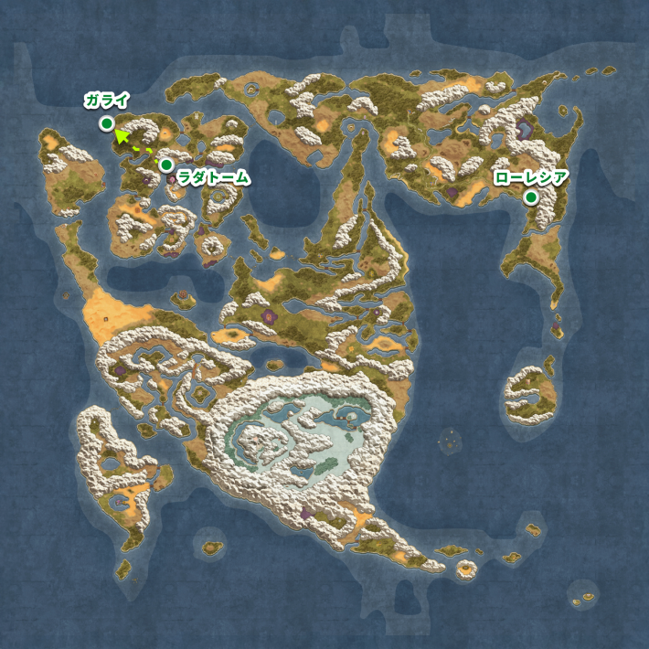 ドラクエ2リメイクのガライの場所と行き方