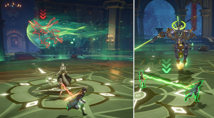 レアティーズの幻影+突進+全体攻撃