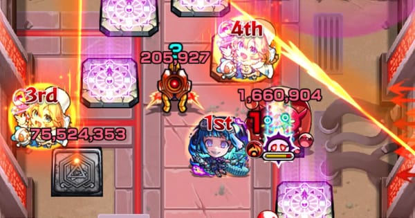 ぷよリンを倒して加速壁を展開させる
