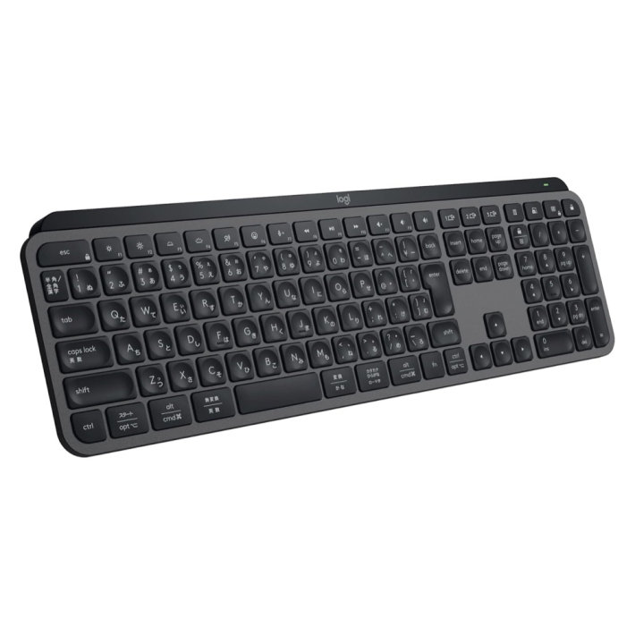 Logicool MX Keys Sの外観(グラファイト)