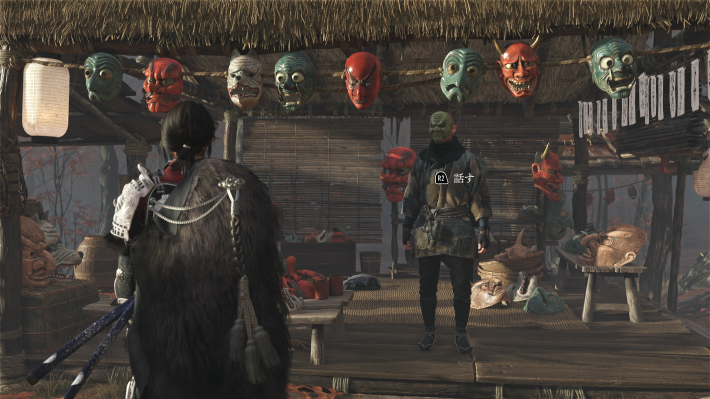 ゴーストオブヨウテイの面打師の三郎